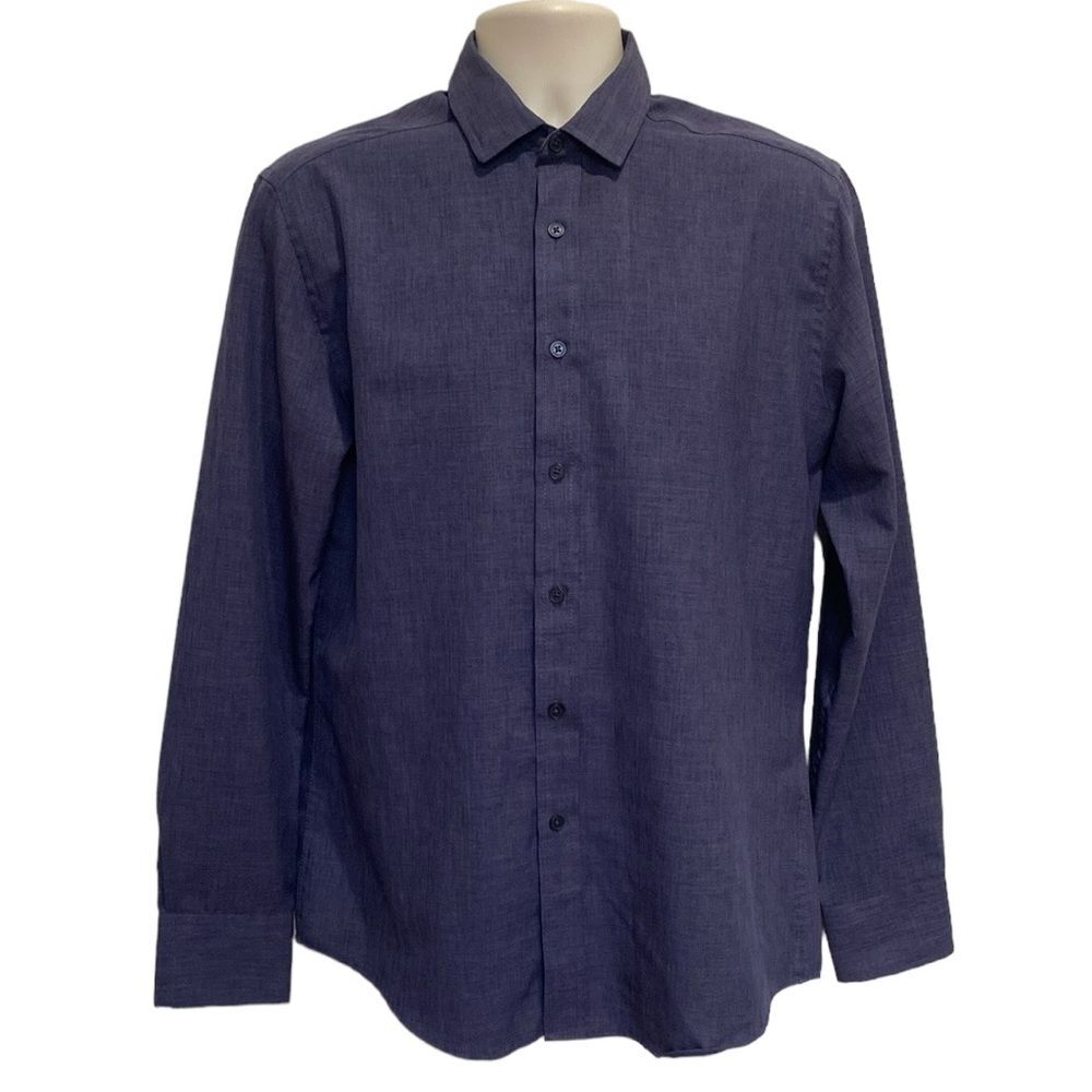 Vince Camuto Men’s Dress Shirt Blue Sz M